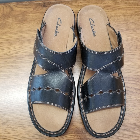 clarks sandals slides